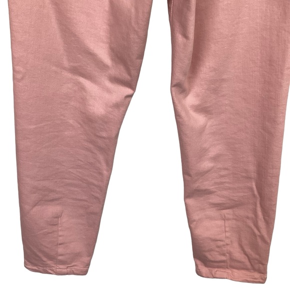 Sezane Paris Hi Rise Cropped Slim Straight Pink Jeans - Picture 5 of 10